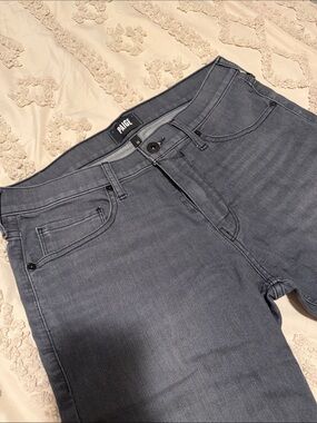 PAIGE Gray Slim Straight Jeans